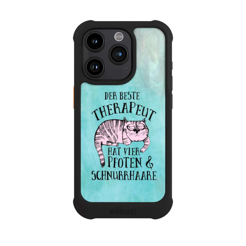 iPhone 15 Pro NIVOmax Katze Therapeut
