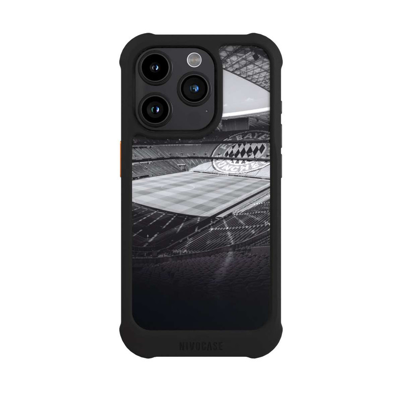 iPhone 15 Pro NIVOmax stadiumFC Bayern - Black White