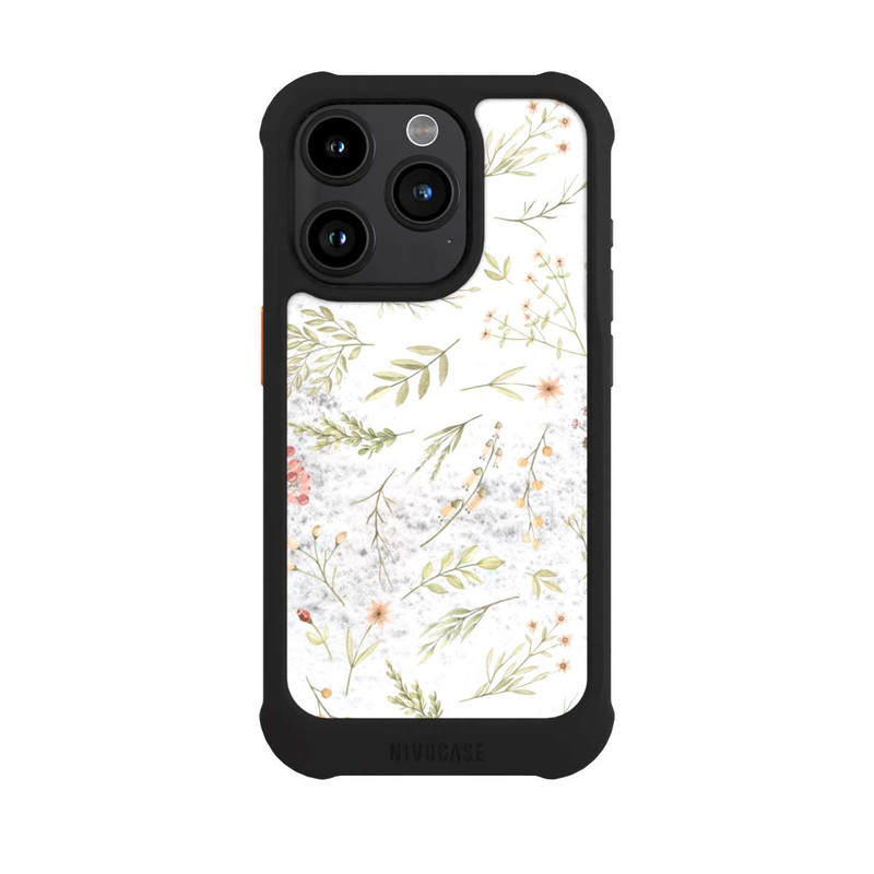 iPhone 15 Pro NIVOmax Floral Marble