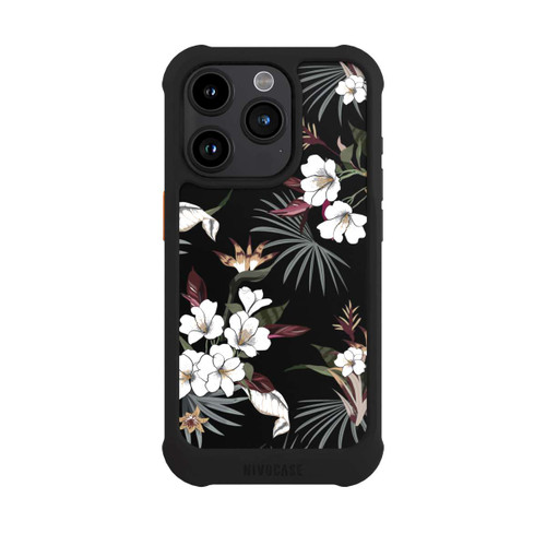 Apple iPhone 15 Pro NIVOmax Flowers Black