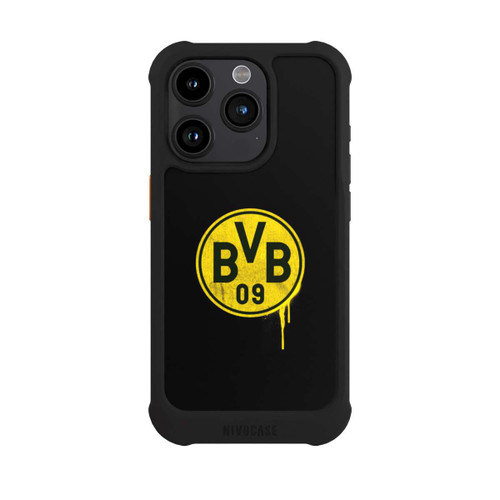 Apple iPhone 15 Pro NIVOmax Spraylogo Dark - BVB