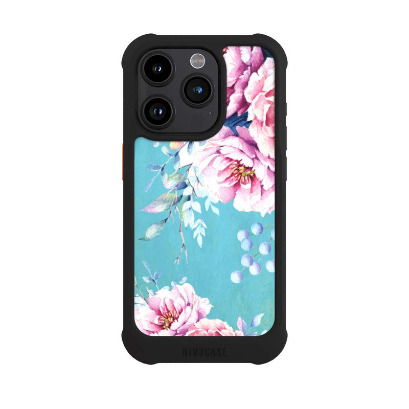 iPhone 15 Pro NIVOmax Fleur aquarelle 2