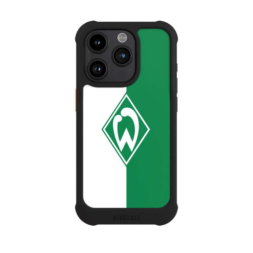 Apple iPhone 15 Pro NIVOmax Weiß-Grün - Werder Bremen