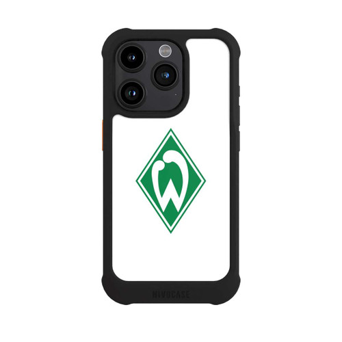 Apple iPhone 15 Pro NIVOmax Logo auf Weiß - Werder Bremen
