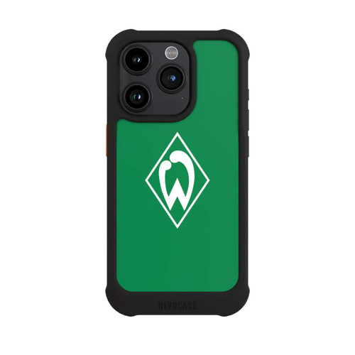 Apple iPhone 15 Pro NIVOmax Logo auf Grün - Werder Bremen