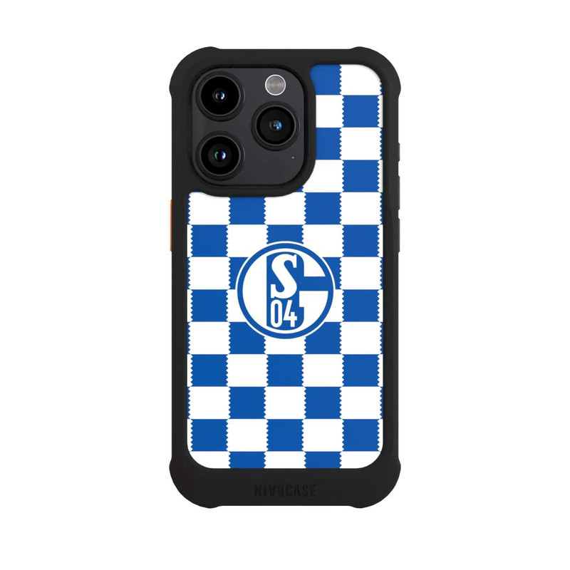 iPhone 15 Pro NIVOmax Muster Schalke 04