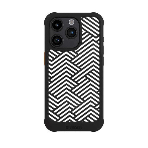 Apple iPhone 15 Pro NIVOmax Black and White ZigZag