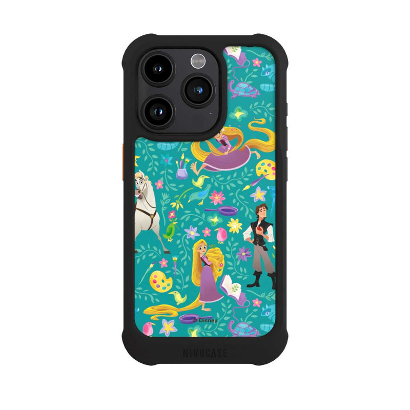 iPhone 15 Pro NIVOmax Rapunzel Blue Pattern