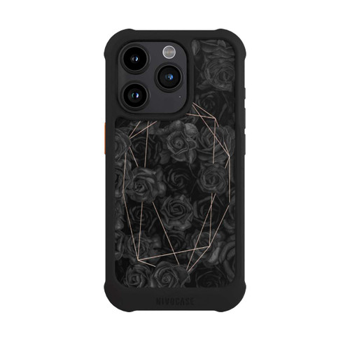 Apple iPhone 15 Pro NIVOmax Schwarze Rosen