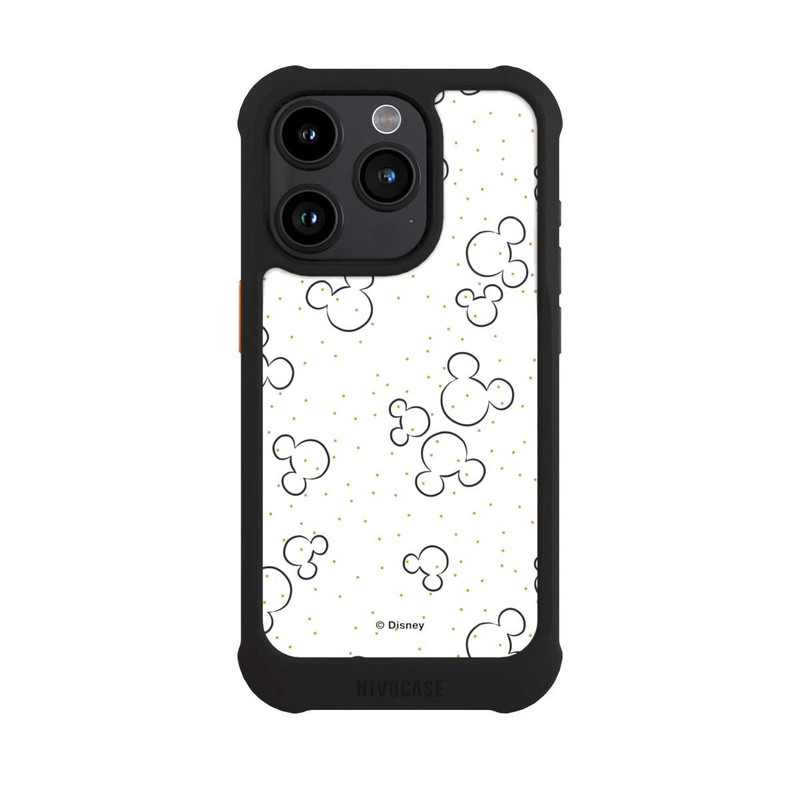 iPhone 15 Pro NIVOmax Golden Micky Pattern
