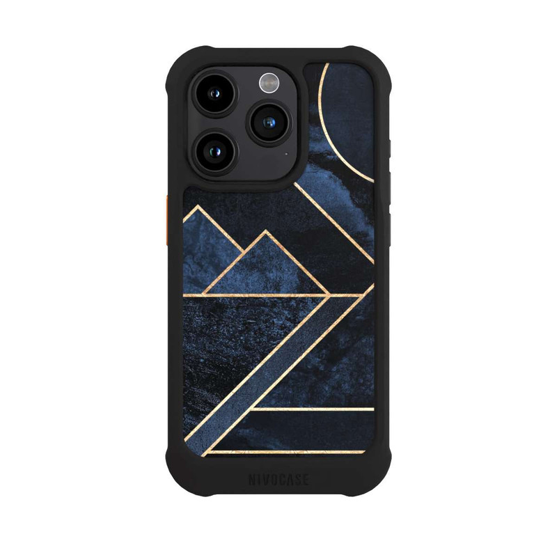 iPhone 15 Pro NIVOmax Moderner Golddruck