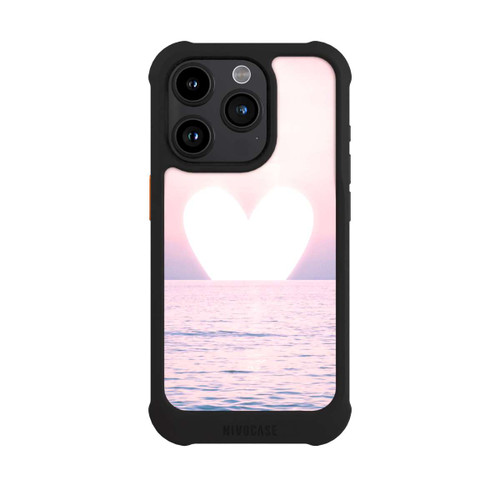 Apple iPhone 15 Pro NIVOmax Herz-Sonnenuntergang