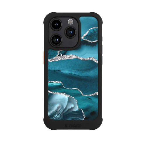 Apple iPhone 15 Pro NIVOmax Gletscher Eis Marmor