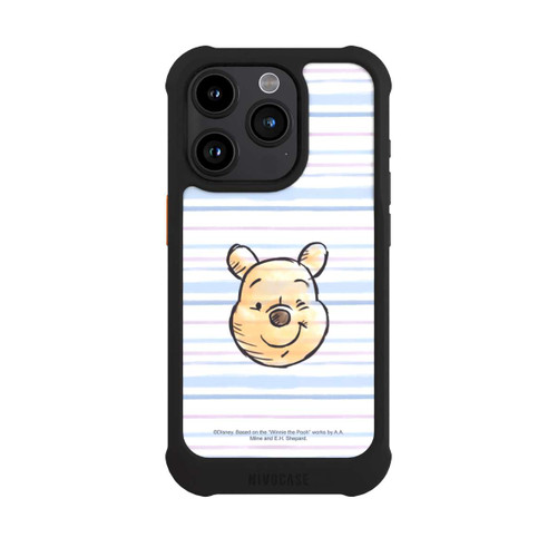 Apple iPhone 15 Pro NIVOmax Winnie Pooh on stripes 
