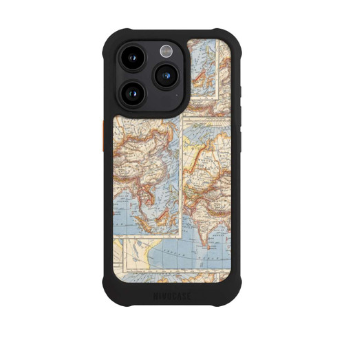 Apple iPhone 15 Pro NIVOmax World Map Vintage