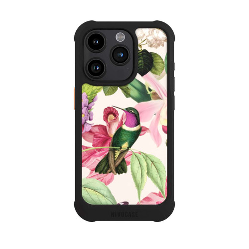 Apple iPhone 15 Pro NIVOmax Kolibris und Rosen