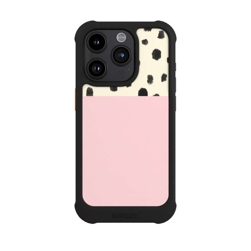 iPhone 15 Pro NIVOmax Punkte und Rosa