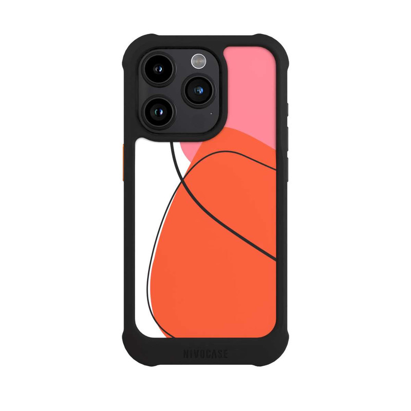 iPhone 15 Pro NIVOmax Mon art orange