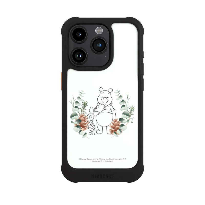 iPhone 15 Pro NIVOmax Green Love Ourson et Porcinet