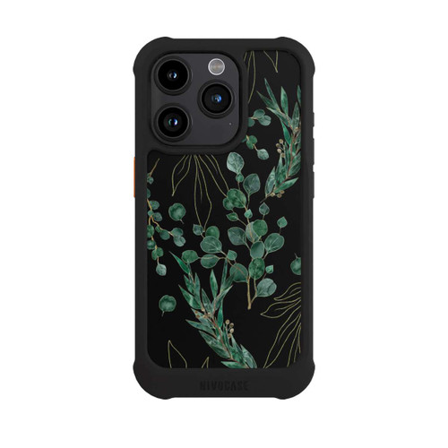 Apple iPhone 15 Pro NIVOmax Eukalyptusblätter schwarz