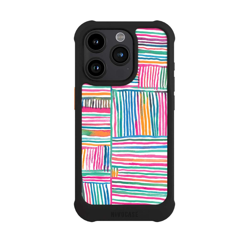 iPhone 15 Pro NIVOmax Watercolor Relaxing Lines