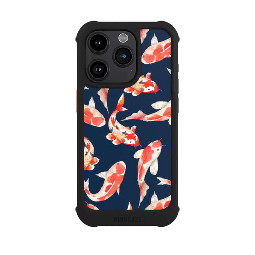 Apple iPhone 15 Pro NIVOmax Coral Fish on Blue Background