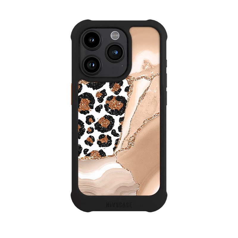 iPhone 15 Pro NIVOmax Motifs et textures Or clair