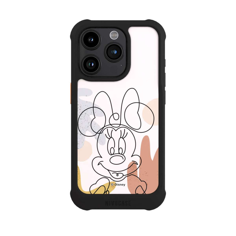 iPhone 15 Pro NIVOmax Minnie Abstract Lineart
