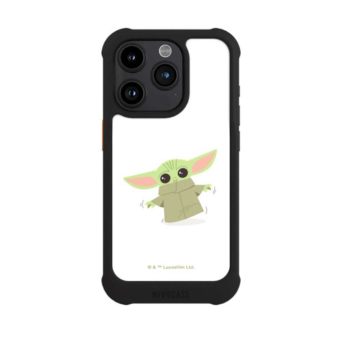 Apple iPhone 15 Pro NIVOmax Baby Yoda läuft