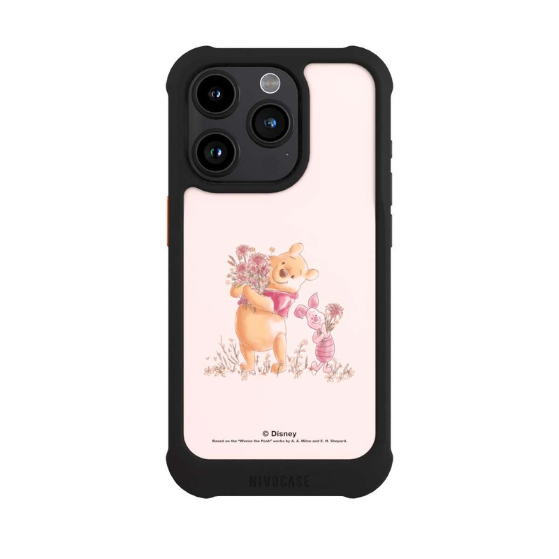 iPhone 15 Pro NIVOmax Winnie the Pooh and Piglet Flowers