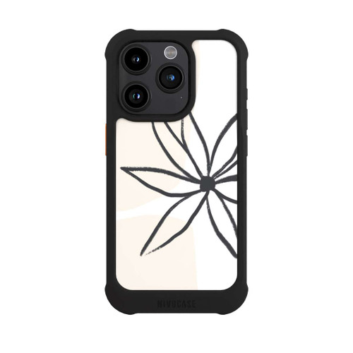 Apple iPhone 15 Pro NIVOmax Blume und Creme