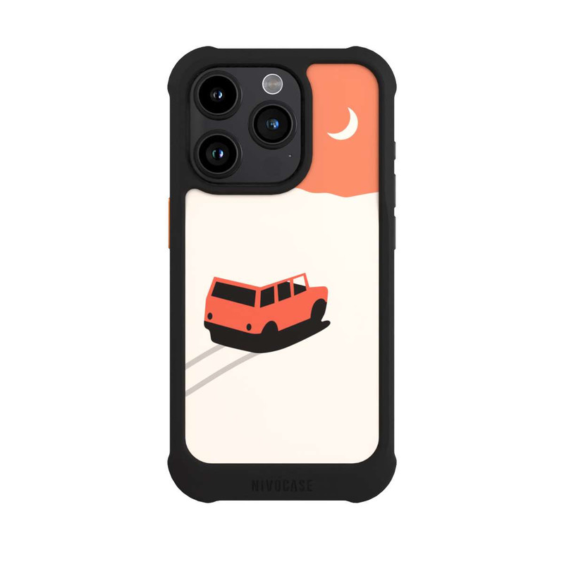 iPhone 15 Pro NIVOmax Voiture dans le désert