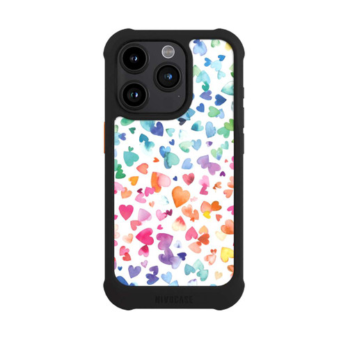 Apple iPhone 15 Pro NIVOmax Liebesherzen aquarell
