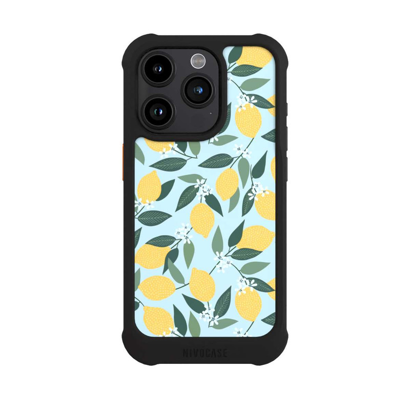 iPhone 15 Pro NIVOmax Zitronen-Thema
