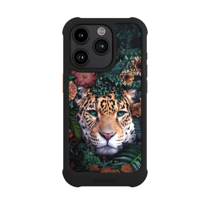 iPhone 15 Pro NIVOmax Jaguar im Dschunglegrün