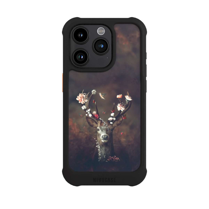 iPhone 15 Pro NIVOmax Fauna Flora Hirsch