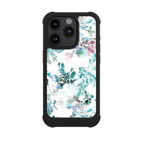 Apple iPhone 15 Pro NIVOmax Zarte Herbstblumen Eukalyptus