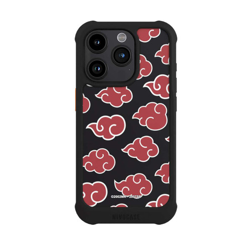 Apple iPhone 15 Pro NIVOmax Akatsuki Pattern Black Big