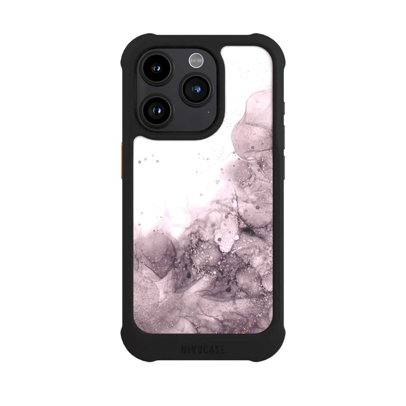 iPhone 15 Pro NIVOmax Paillettes glamour roses