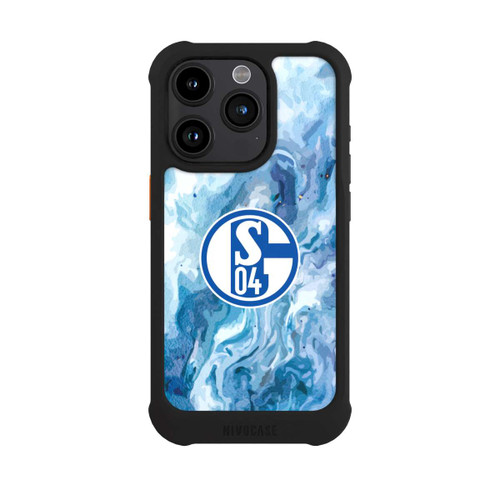Apple iPhone 15 Pro NIVOmax Schalke 04 Flüssig Blau