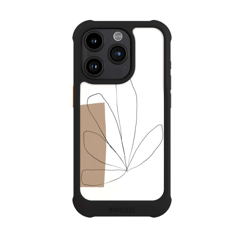 iPhone 15 Pro NIVOmax Blumen und Formen Nr. 2 - Anastasia Sawall