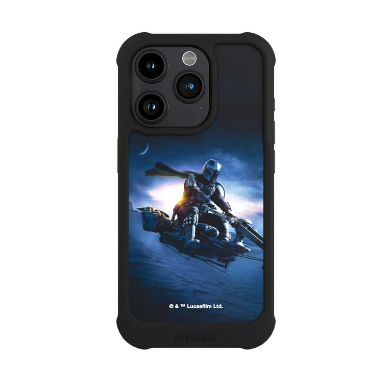 iPhone 15 Pro NIVOmax Der fliegende Mandalorianer