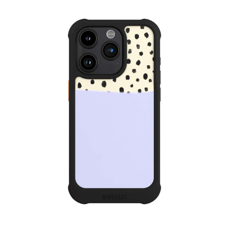 iPhone 15 Pro NIVOmax Tupfen Boho Pastell
