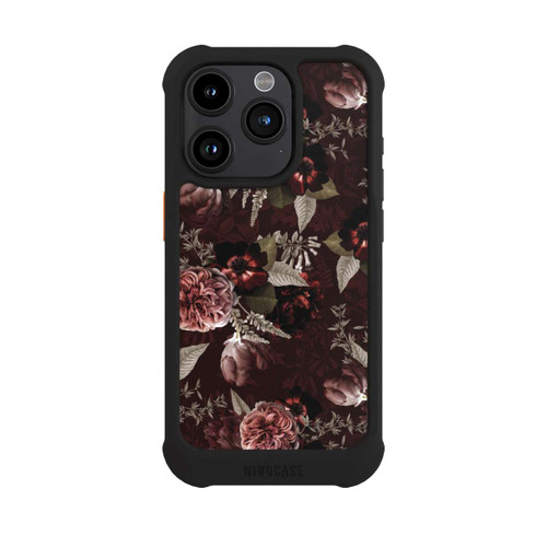 Apple iPhone 15 Pro NIVOmax Winterrosen und Tulpen