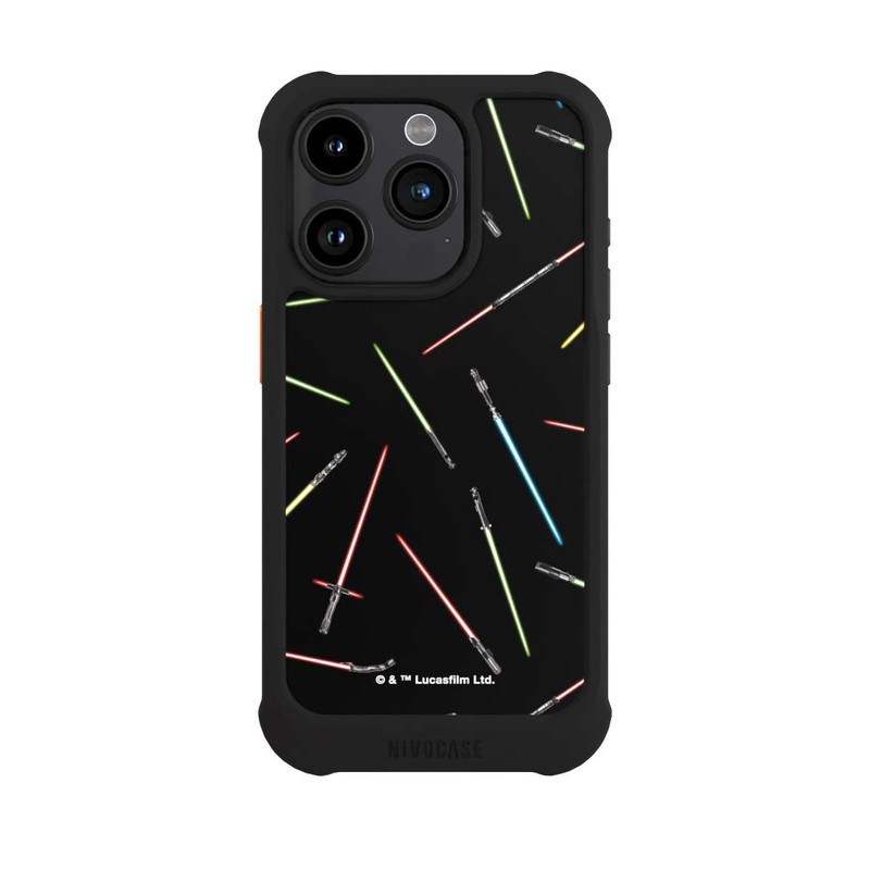iPhone 15 Pro NIVOmax Lightsabers Pattern