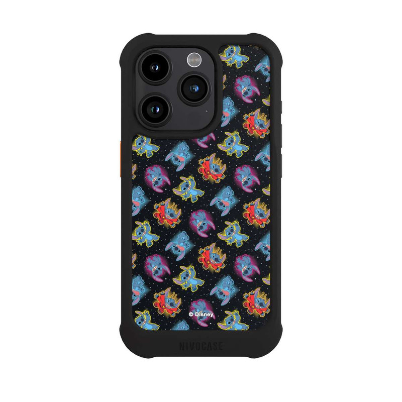 iPhone 15 Pro NIVOmax Stitch Pattern Black