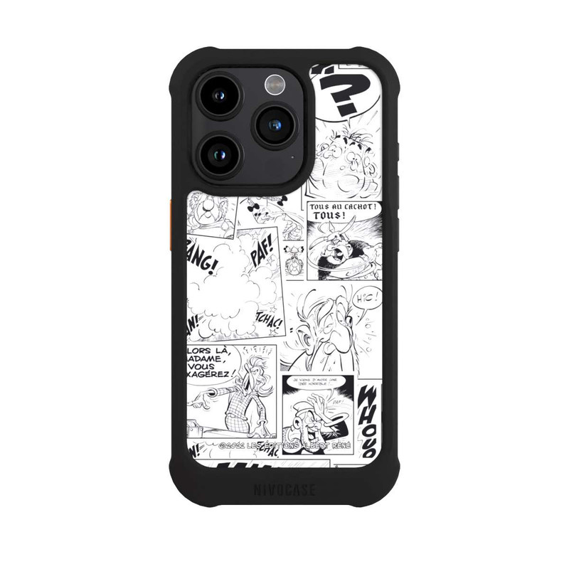iPhone 15 Pro NIVOmax BD Astérix Blanc & Noir