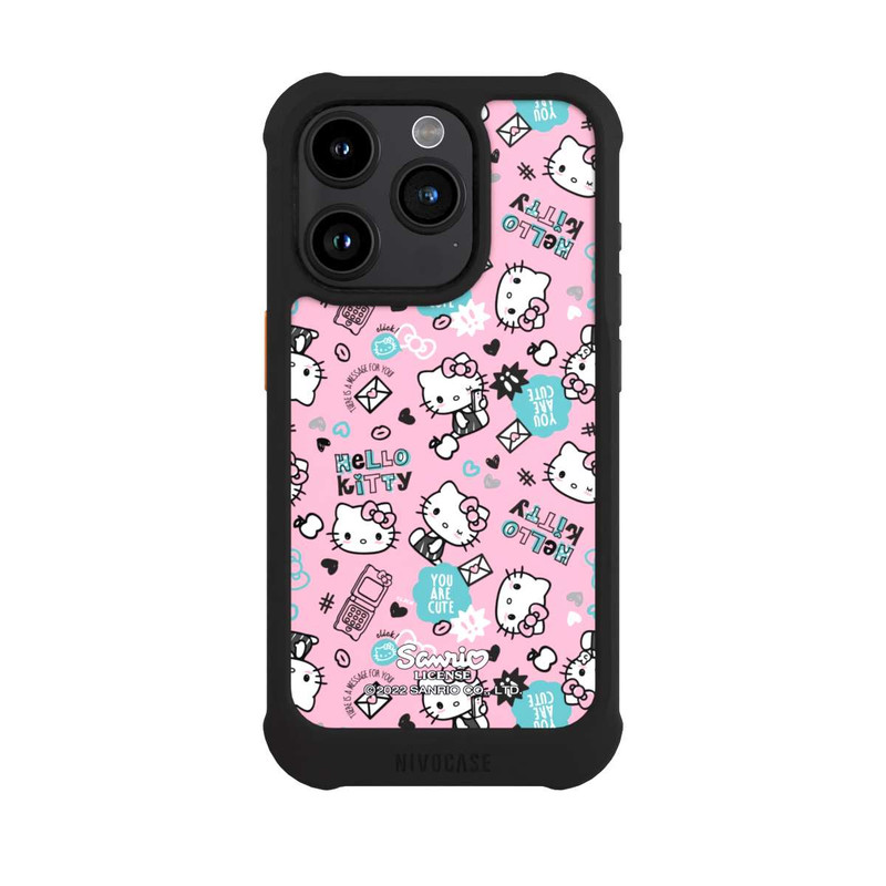 iPhone 15 Pro NIVOmax Hello Kitty Insta en anglais