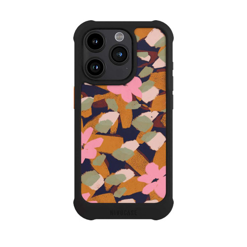 Apple iPhone 15 Pro NIVOmax Pattern Fleurs Roses