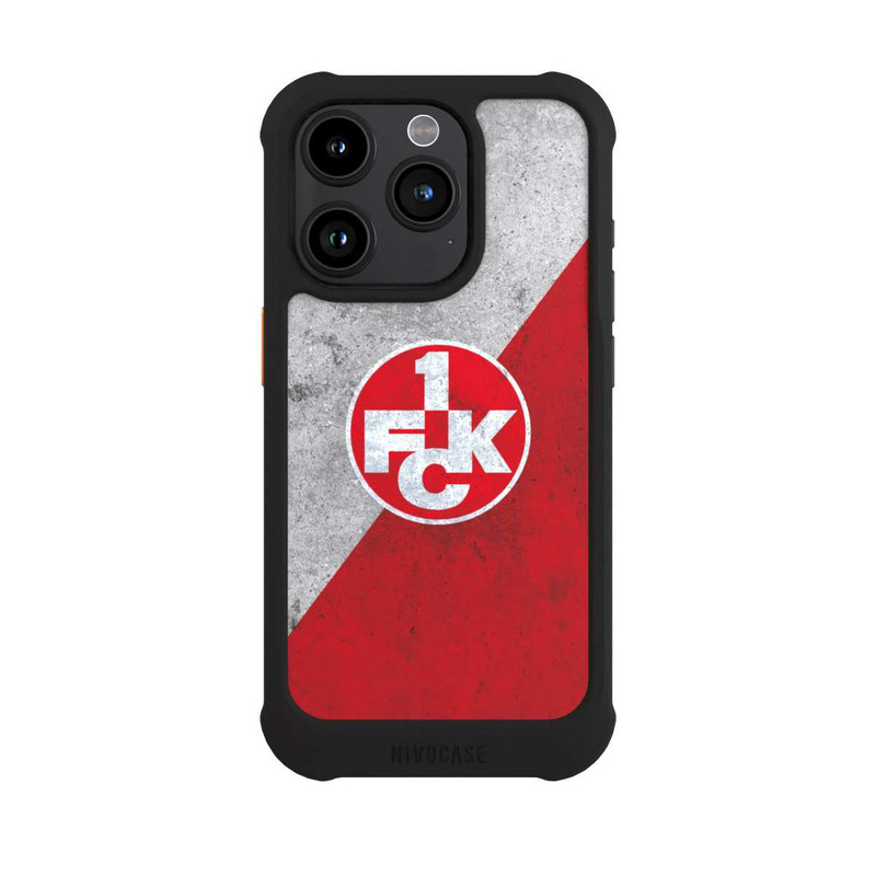 iPhone 15 Pro NIVOmax 1.FC Kaiserslautern-Beton Logo red